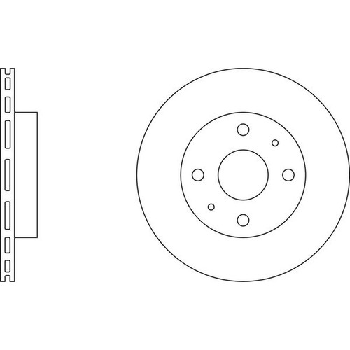 Apec blue brake disc - disc,