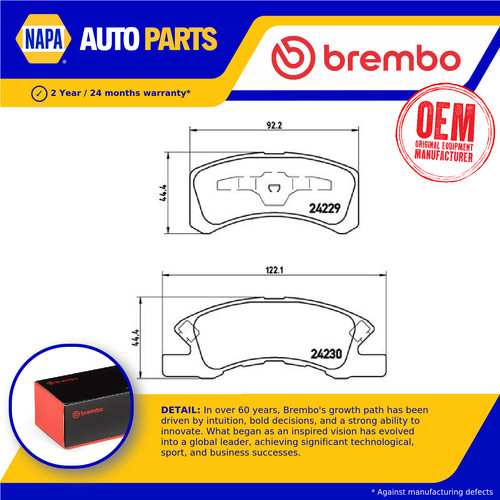 Brake pads set fits perodua - brake,