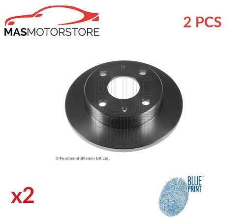 Brake discs set pair - pair, blue