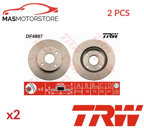 Front brake discs set - set, pair