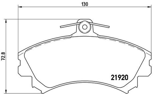 Brembo 055 brake - 50, pad