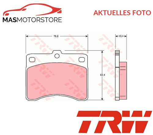 Set brake pads brake pads